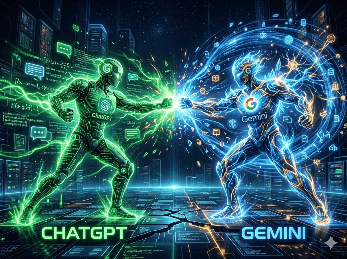 ChatGPT vs Gemini
